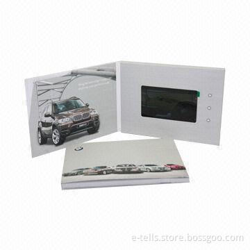 2.4-inch video greeting card, video brochure